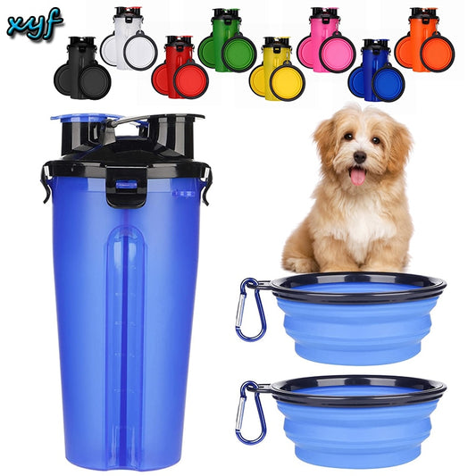 Food Storage/water Bottle, Foldable Silicon Feed Bowl For pets.